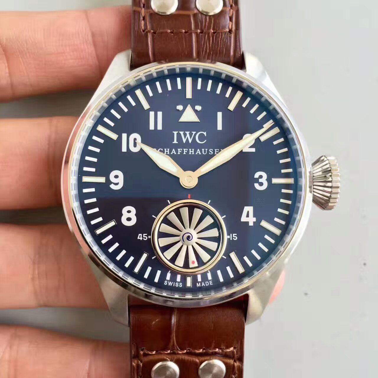 【KW厂1:1复刻手表】万国飞行员IW500301（俗称涡轮大飞） 最新终极升级版 / WG109 