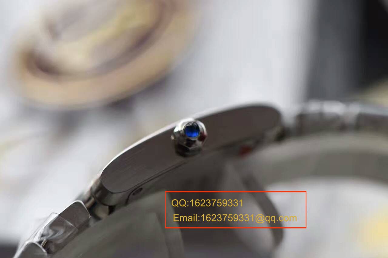 【独家视频测评A8厂1:1超A精仿手表】卡地亚坦克系列W51008Q3女表 / KAC070