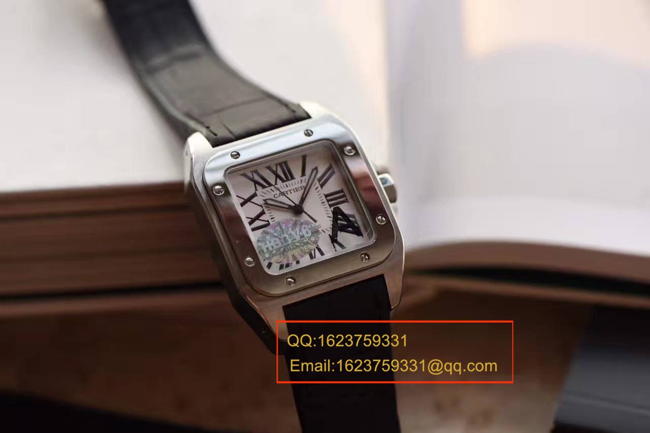 【独家视频测评HBBV6厂一比一超A高仿手表】卡地亚山度士系列W20126X8 女士机械腕表 / KDY084