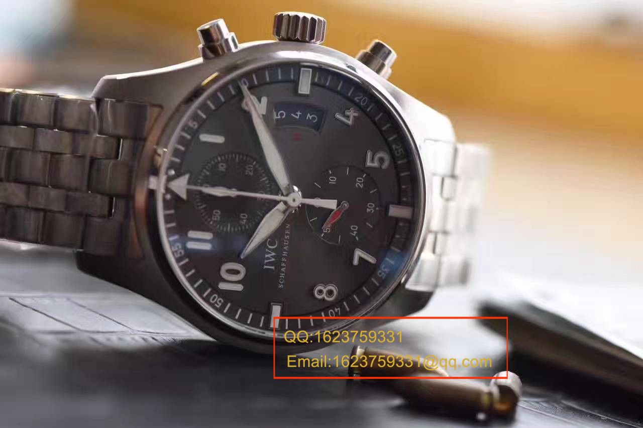 【独家视频测评V6厂一比一超A高仿手表】万国飞行员喷火战机计时腕表系列 IW387804腕表 / WG216