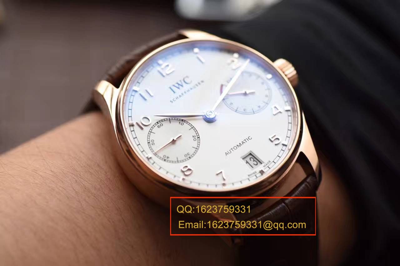 【独家视频评测】【ZF厂顶级一比一复刻手表】万国葡萄牙计时系列IW500701腕表（万国七日链） / WG230