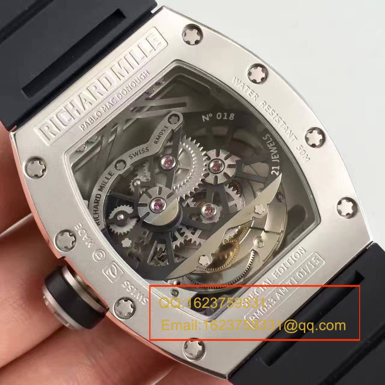 【RM顶级复刻手表】里查德米勒男士系列RM 053男表 / RM033A