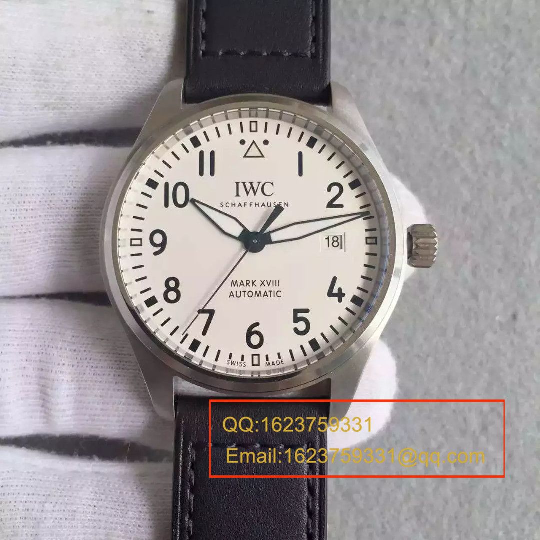 【MK1:1复刻手表】万国飞行员马克十八飞行员腕表系列IW327002腕表《精钢表带款》 / WG244