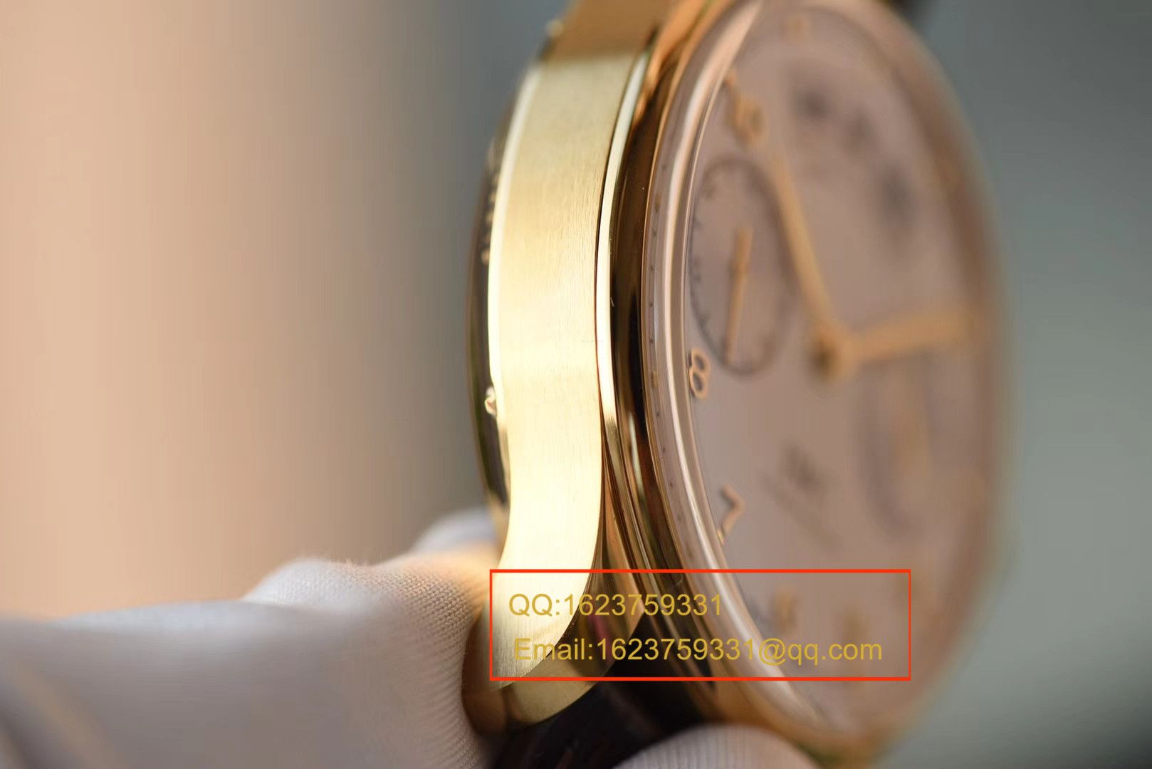 【YL一比一超A精仿手表】万国葡萄牙年历腕表系列万国年历黄金壳白面款 / WG105