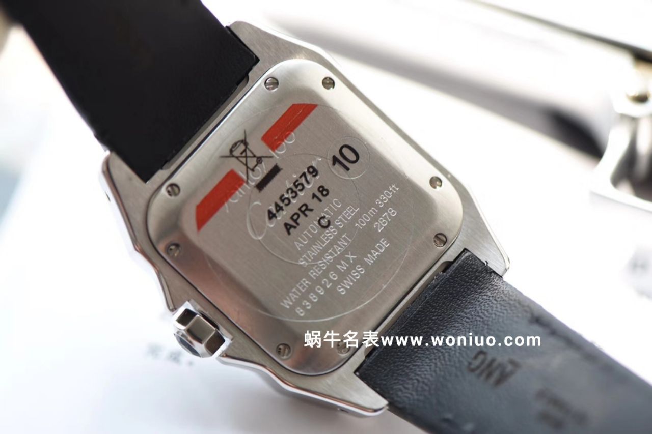 【独家视频测评HBBV6厂一比一超A高仿手表】卡地亚山度士系列W20126X8 女士机械腕表 / KDY084