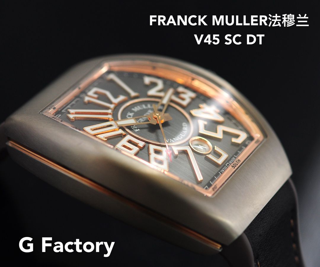 GF厂新品复刻发的FRANCK MULLER法穆兰Vanguard 系列 V45 SC DT 男士腕表 / FL076