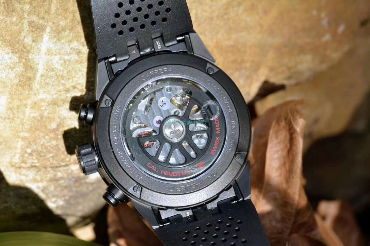 XF厂顶级复刻手表泰格豪雅卡莱拉陶瓷黑骑士 / TG103XF