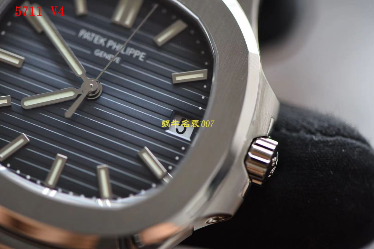 【视频评测PPF厂Patek Philippe复刻高仿表】百达翡丽Nautilus鹦鹉螺运动系列5711/1A-011 / BD276