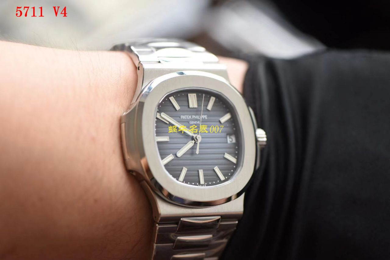 【视频评测PPF厂Patek Philippe复刻高仿表】百达翡丽Nautilus鹦鹉螺运动系列5711/1A-011 / BD276