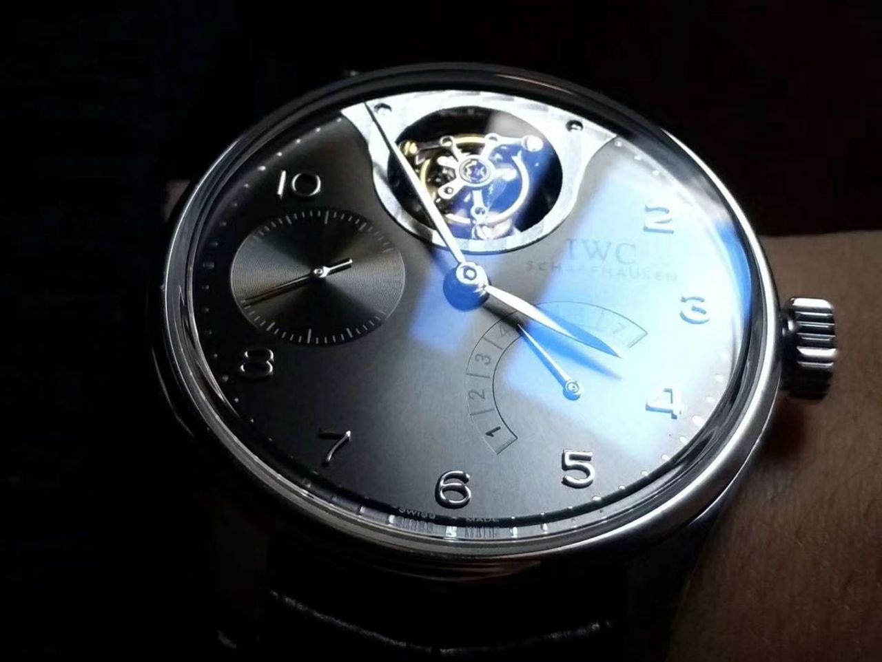 【视频评测】YL厂万国葡萄牙高仿陀飞轮复刻手表IW504601腕表 / WG569