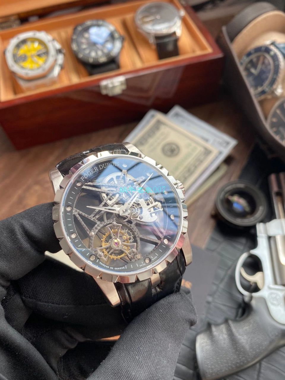 BBR厂V3全新升级版本罗杰杜彼ROGER DUBUIS王者系列陀飞轮RDDBEX0393、RDDBEX0392腕表 / LJ062