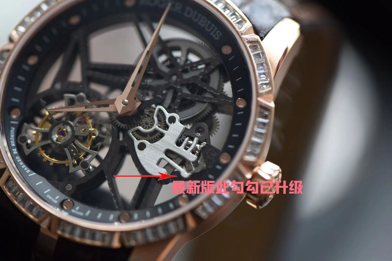 BBR厂V3全新升级版本罗杰杜彼ROGER DUBUIS王者系列陀飞轮RDDBEX0393、RDDBEX0392腕表 / LJ062