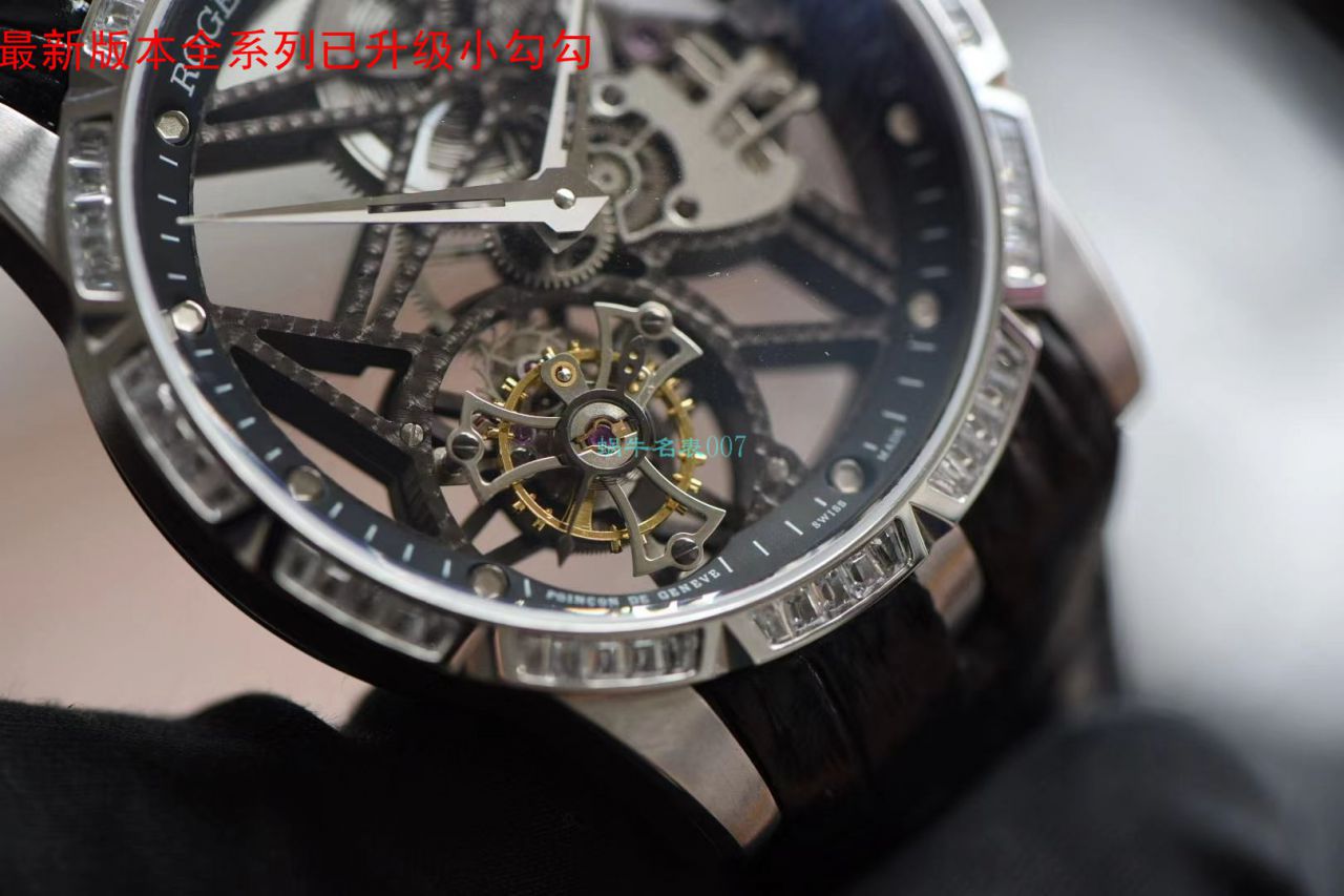 【BBR厂Roger Dubuis复刻仿表】罗杰杜彼EXCALIBUR（王者系列）系列RDDBEX0404陀飞轮腕表 / LJ037