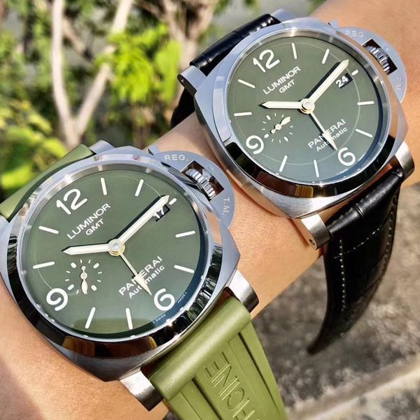 VS厂沛纳海PAM01056，PAM1056绿盘GMT复刻高仿手表