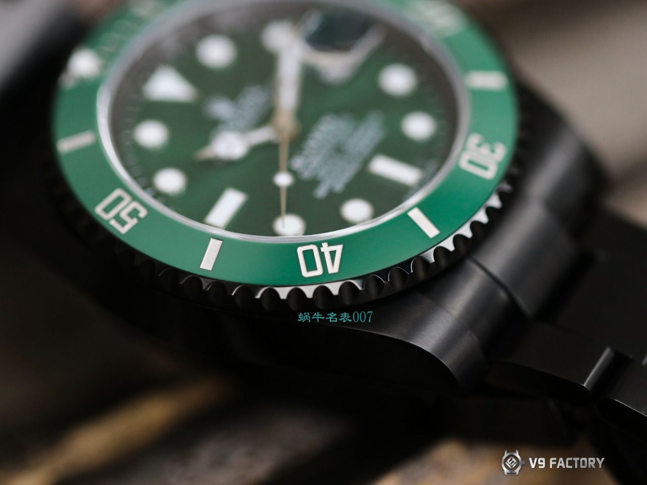 V9厂劳力士水鬼顶级复刻手表BLAKEN  SUBMARINER  DATE LV官方同款曜黑改装版 / R670