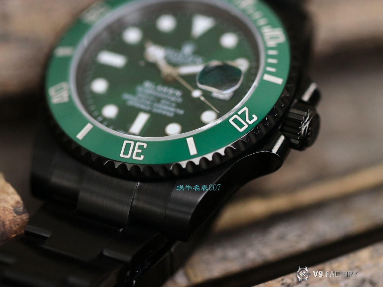 V9厂劳力士水鬼顶级复刻手表BLAKEN  SUBMARINER  DATE LV官方同款曜黑改装版 / R670