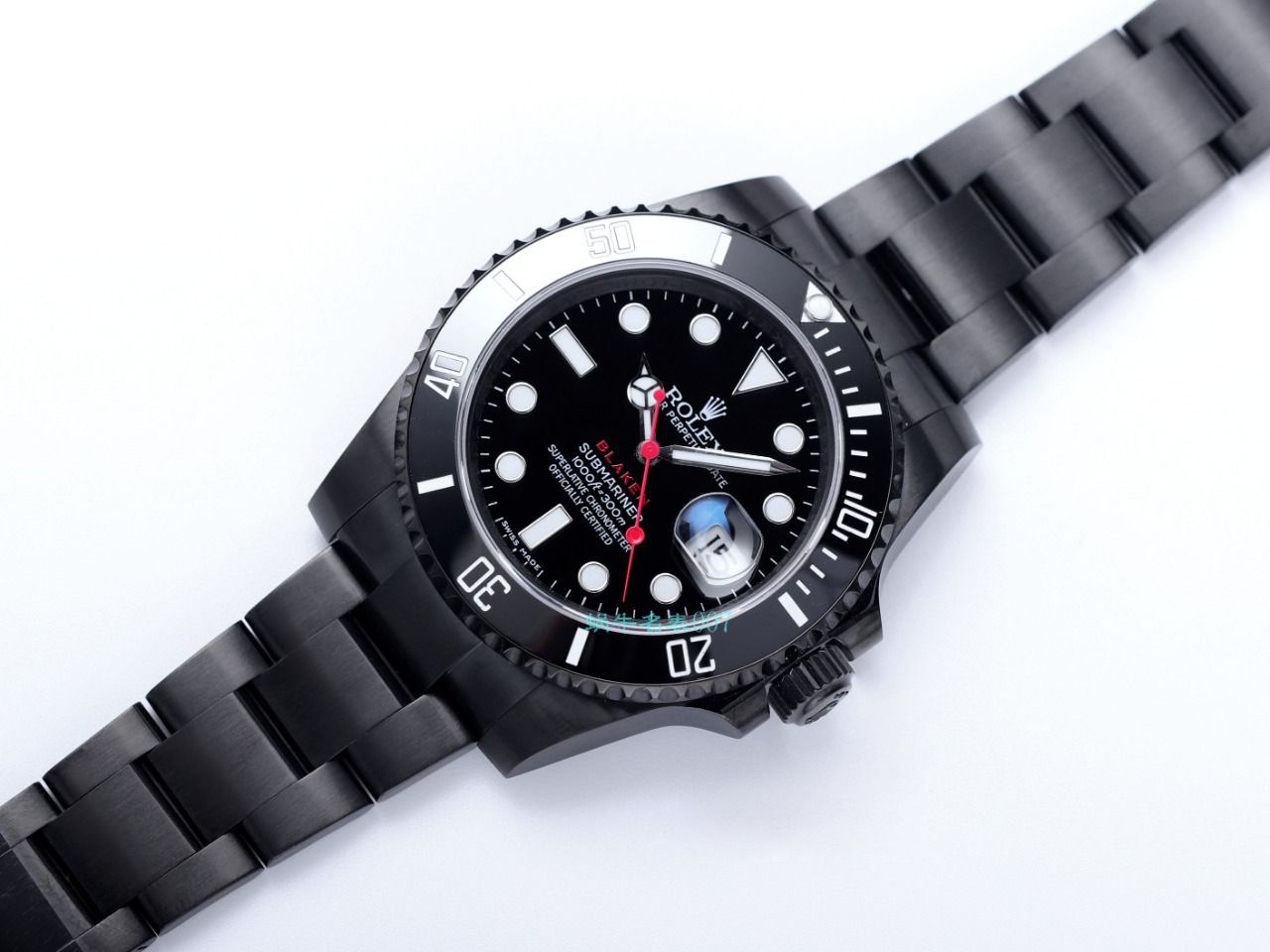 V9厂劳力士水鬼顶级复刻手表BLAKEN  SUBMARINER  DATE LV官方同款曜黑改装版 / R670