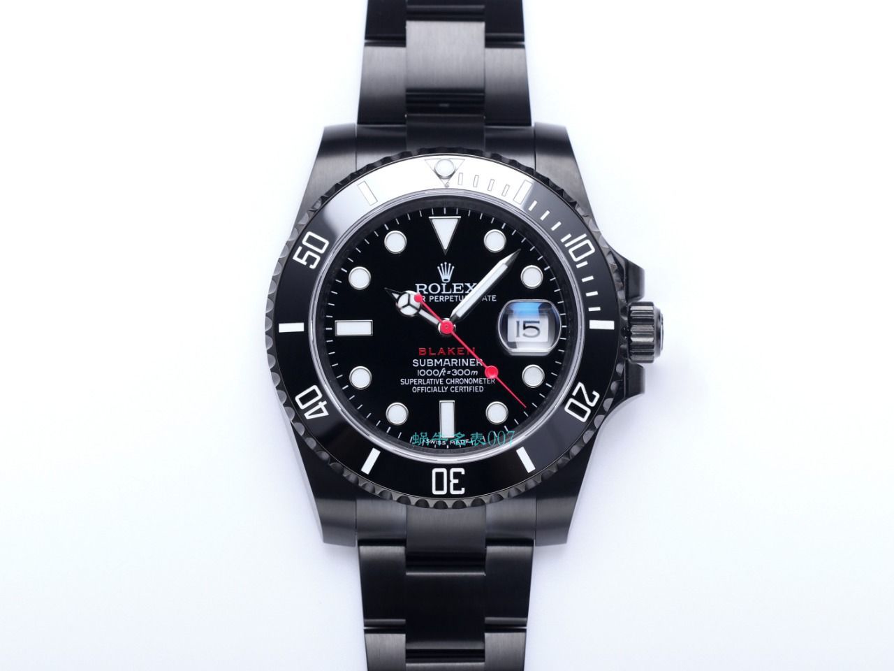 V9厂劳力士水鬼顶级复刻手表BLAKEN  SUBMARINER  DATE LV官方同款曜黑改装版 / R670