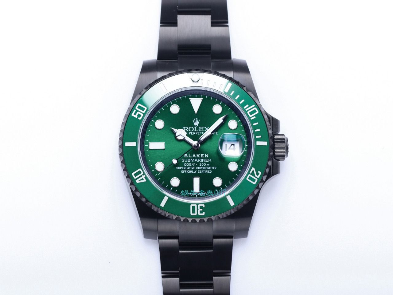 V9厂劳力士水鬼顶级复刻手表BLAKEN  SUBMARINER  DATE LV官方同款曜黑改装版 / R670