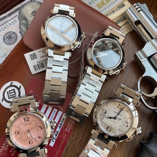 【高品质的复刻高仿手表】V9厂卡地亚帕莎女表W31074M7，W31075M7，WSPA0013腕表