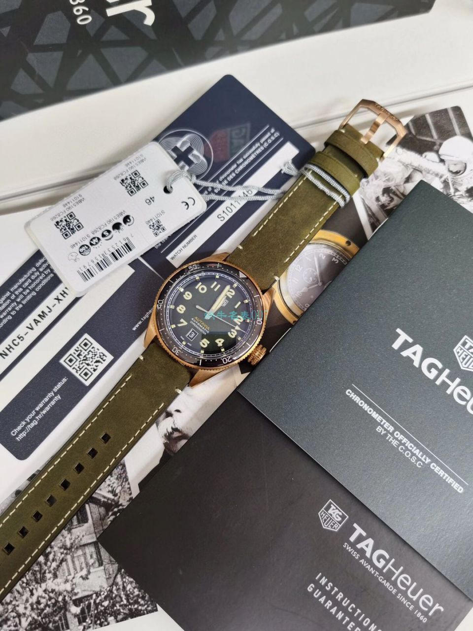 渠道原单泰格豪雅鼠年特别版TAG HEUER AUTAVIA系列WBE5193.FC8300腕表 / TG112