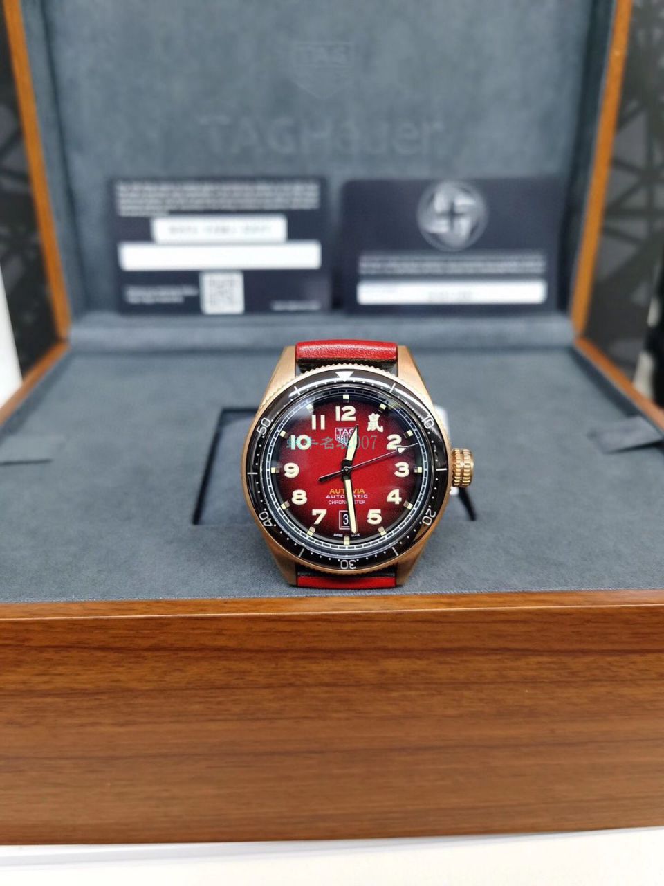 渠道原单泰格豪雅鼠年特别版TAG HEUER AUTAVIA系列WBE5193.FC8300腕表 / TG112