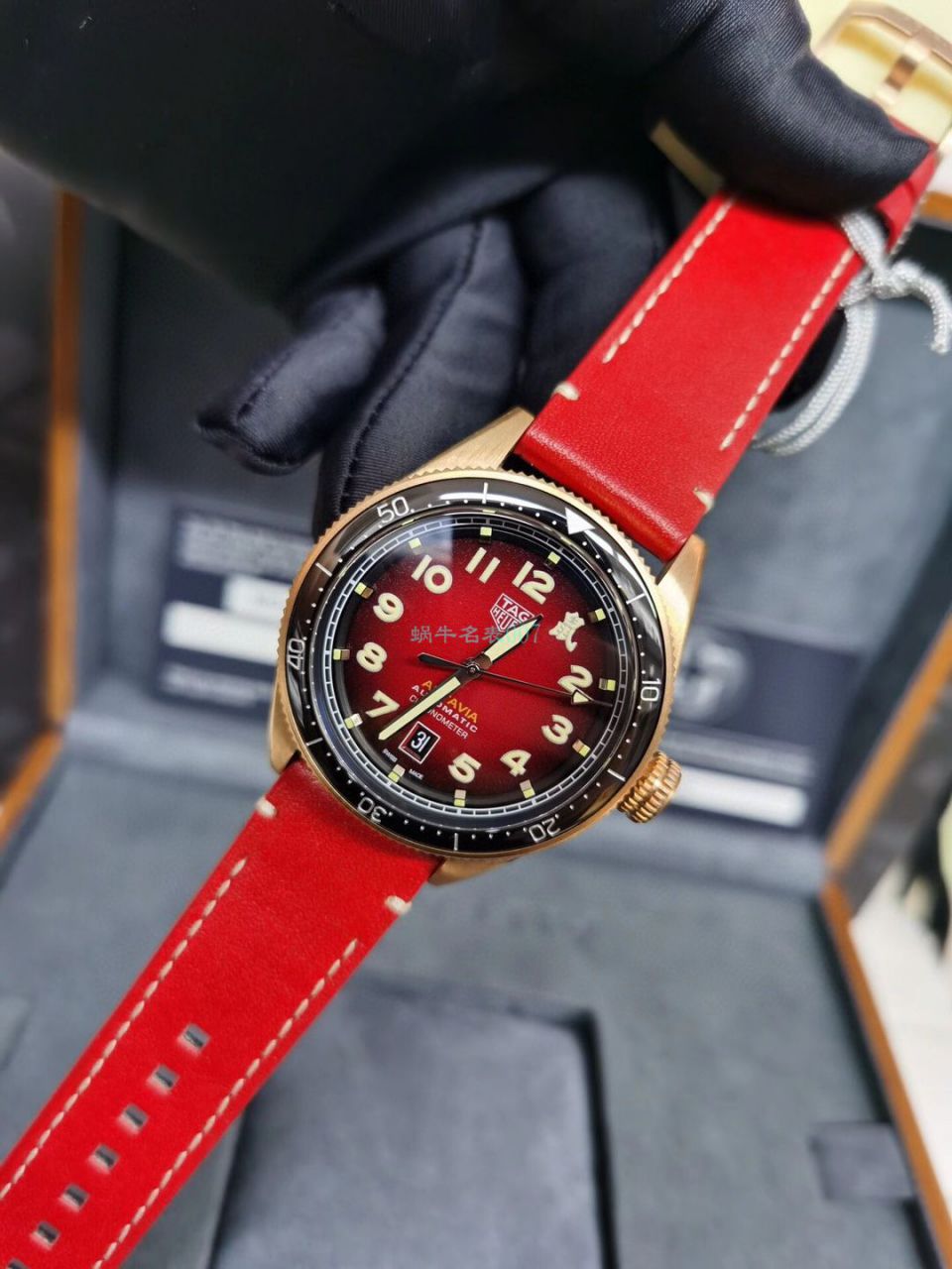 渠道原单泰格豪雅鼠年特别版TAG HEUER AUTAVIA系列WBE5193.FC8300腕表 / TG112