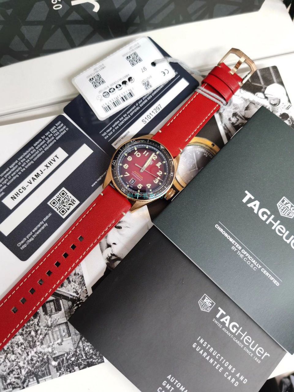 渠道原单泰格豪雅鼠年特别版TAG HEUER AUTAVIA系列WBE5193.FC8300腕表 / TG112