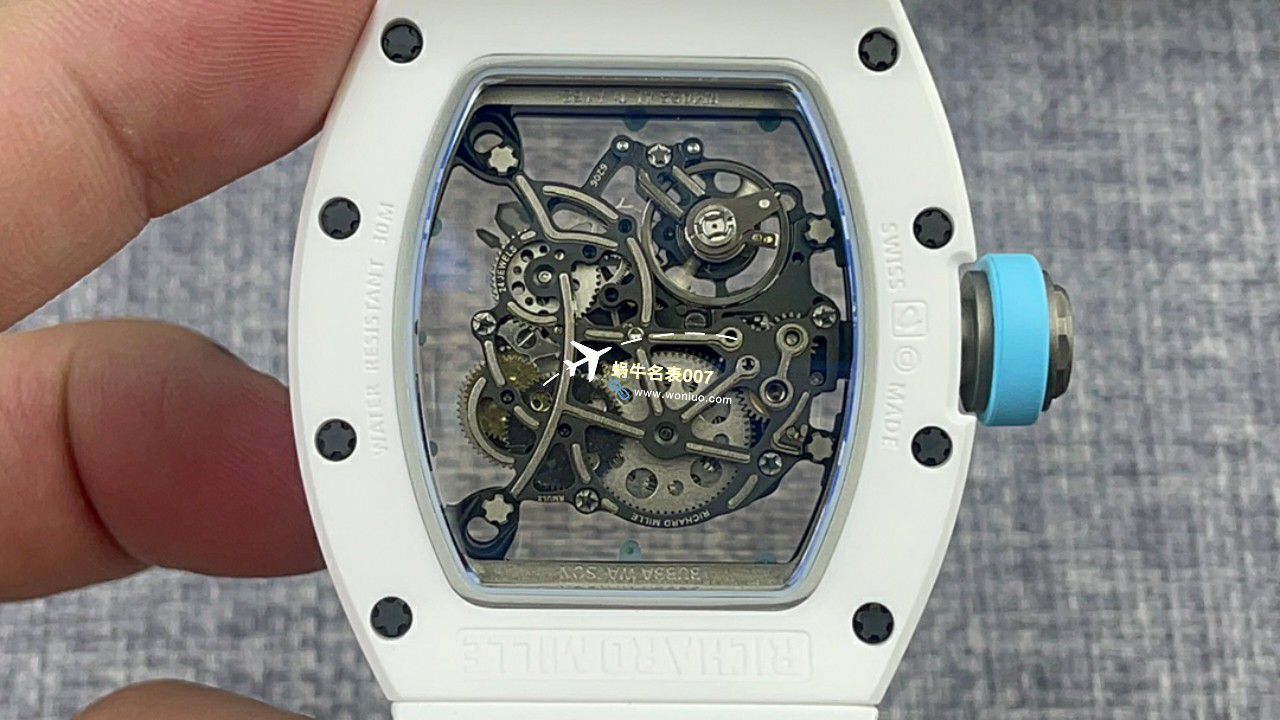 BBR厂一比一复刻高仿理查德米勒RM055一体机芯手表/六点位飞轮可转 / BBRRMO55