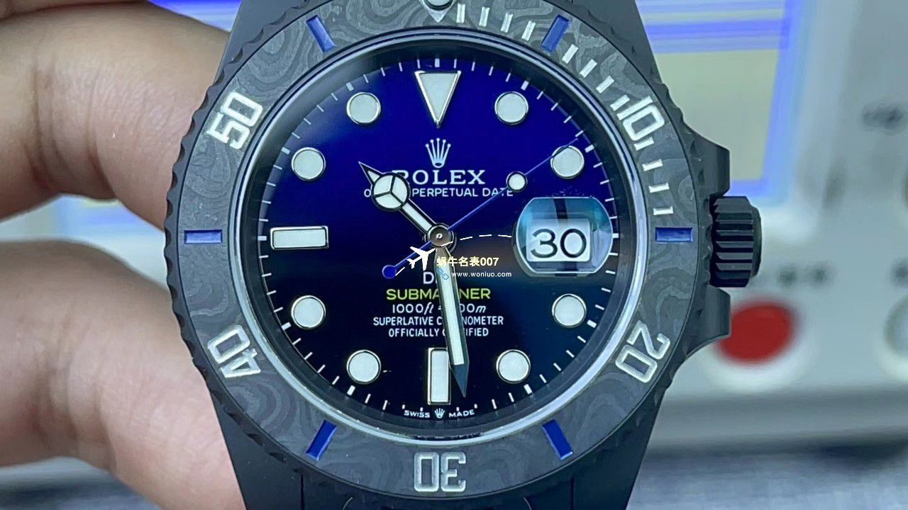 VS厂市场最高版本最新最轻劳力士Rolex碳纤维Carbon Sea-Dweller水鬼系列高仿腕表 / R789