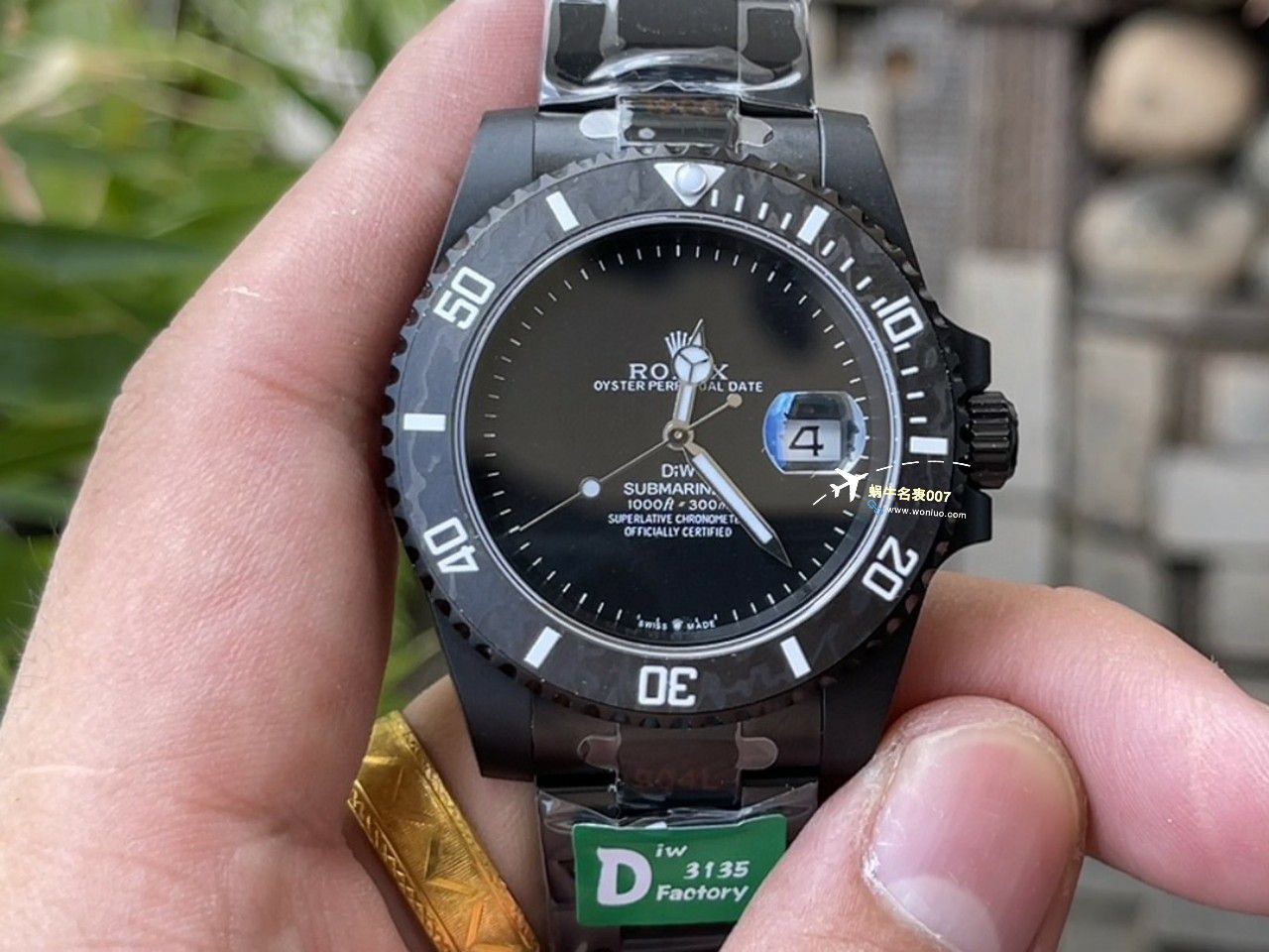 DIW Submariner PARAKEET 新品定制款劳力士SUB水鬼 / R791