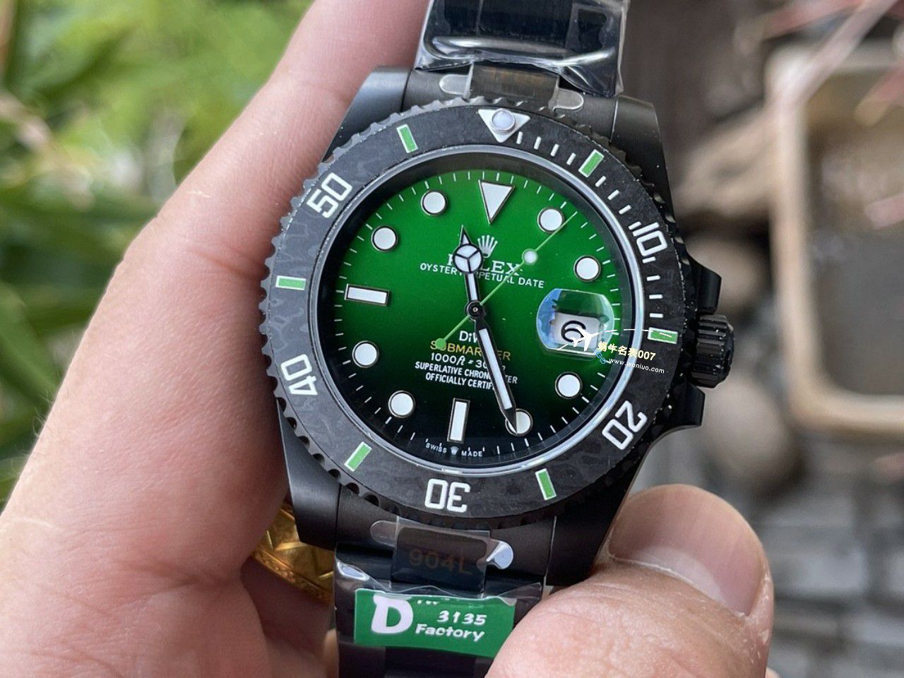 DIW Submariner PARAKEET 新品定制款劳力士SUB水鬼 / R791