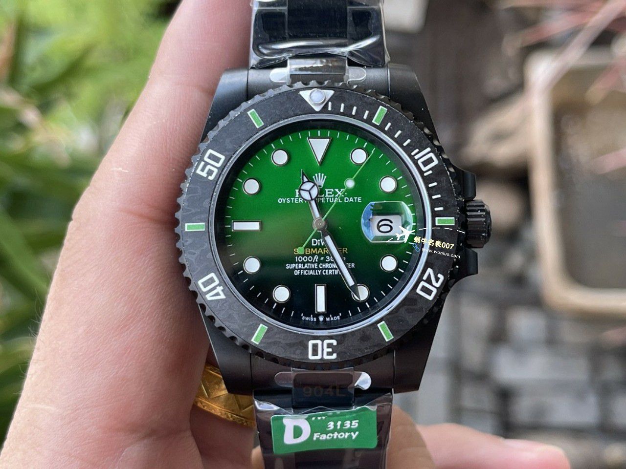 DIW Submariner PARAKEET 新品定制款劳力士SUB水鬼 / R791