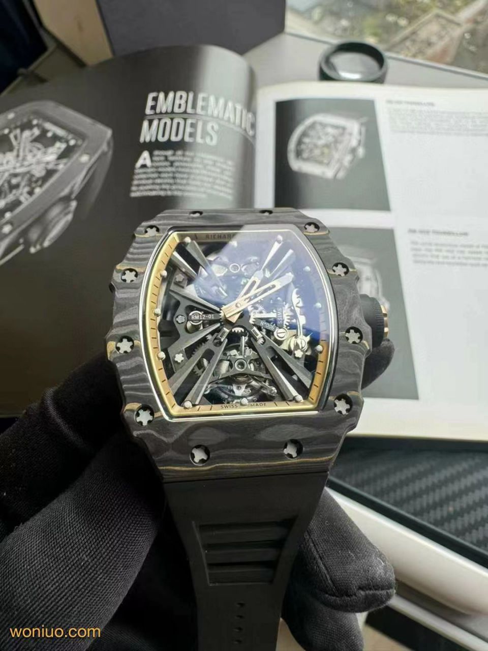 视频评测理查德米勒顶级复刻高仿RICHARD MILLE  顶级复刻RM 12-01手表 / RM1201AAA