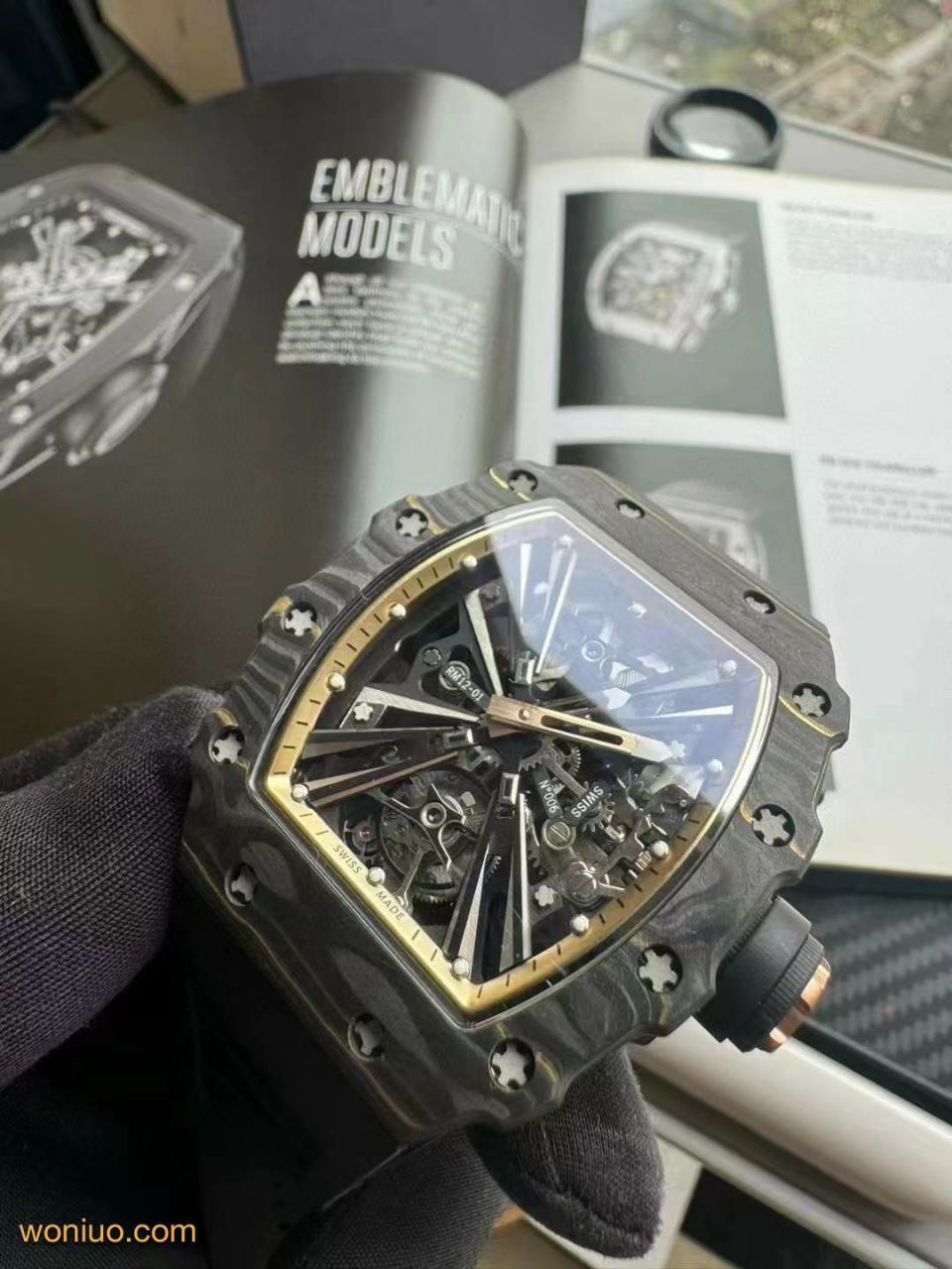 视频评测理查德米勒顶级复刻高仿RICHARD MILLE  顶级复刻RM 12-01手表 / RM1201AAA