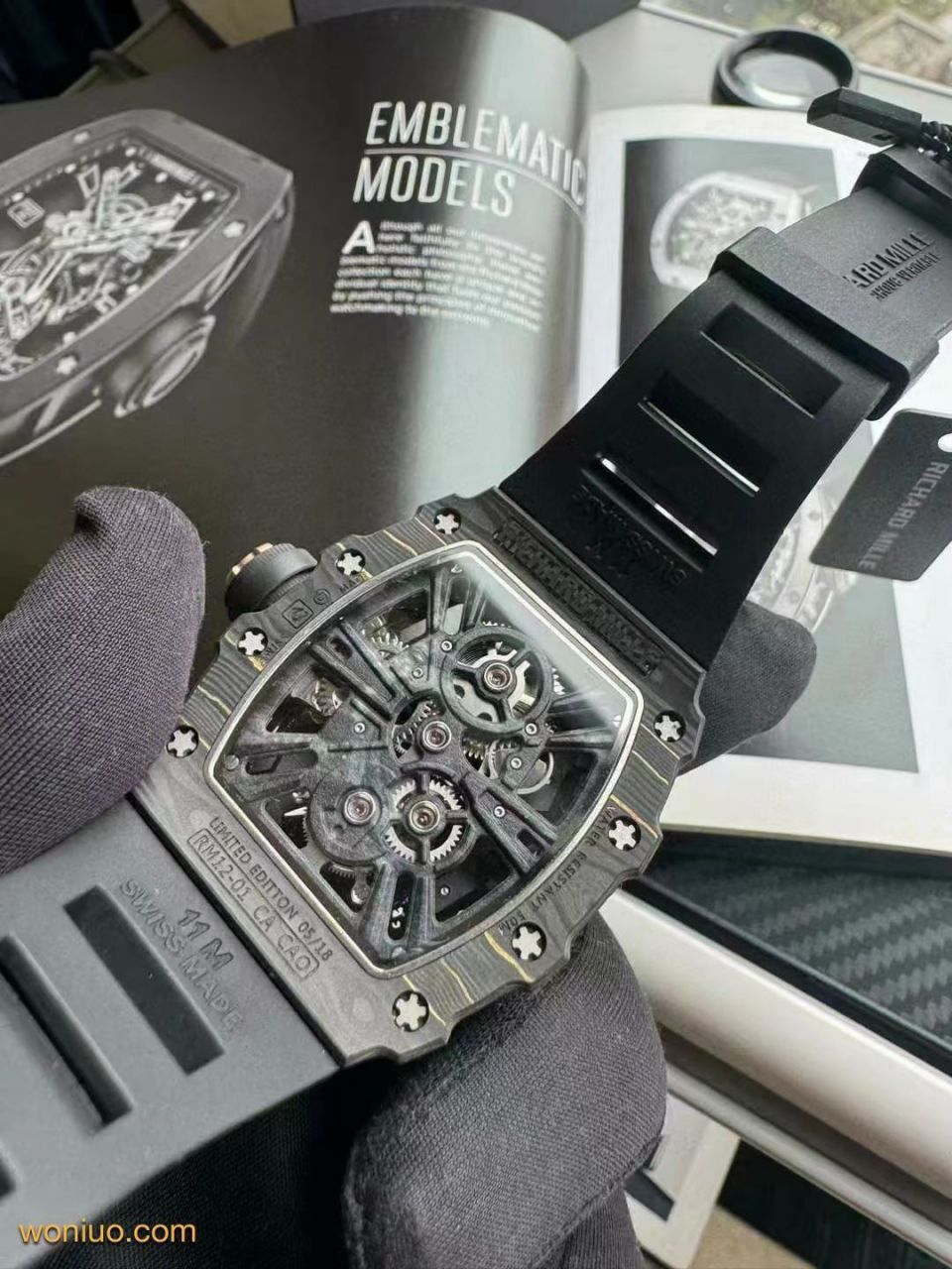 视频评测理查德米勒顶级复刻高仿RICHARD MILLE  顶级复刻RM 12-01手表 / RM1201AAA