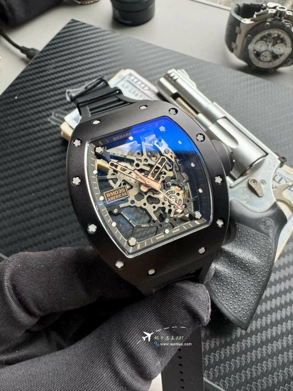 Sonic理查德米勒RICHARD MILLE  RM035大金牛 Americas美国限量版一比一高仿手表 / sonicrm035A