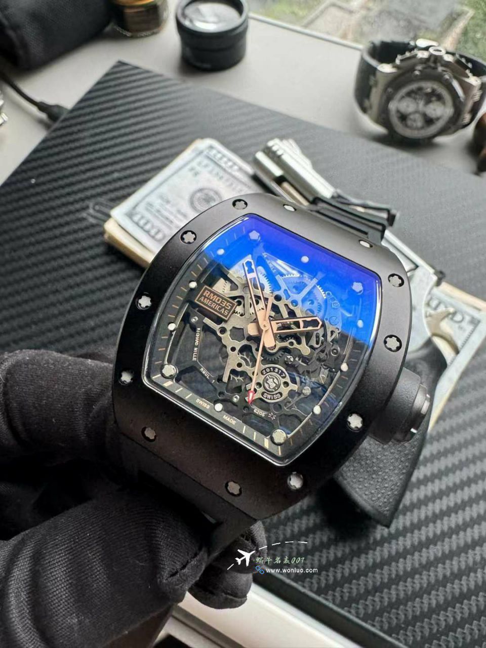 Sonic理查德米勒RICHARD MILLE  RM035大金牛 Americas美国限量版一比一高仿手表 / sonicrm035A