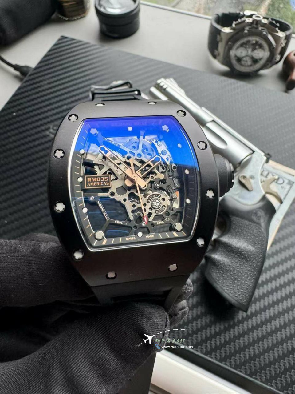 Sonic理查德米勒RICHARD MILLE  RM035大金牛 Americas美国限量版一比一高仿手表 / sonicrm035A