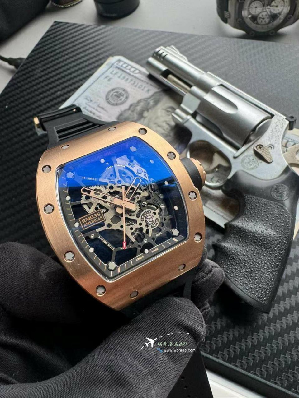 Sonic理查德米勒RICHARD MILLE  RM035大金牛 Americas美国限量版一比一高仿手表 / sonicrm035A