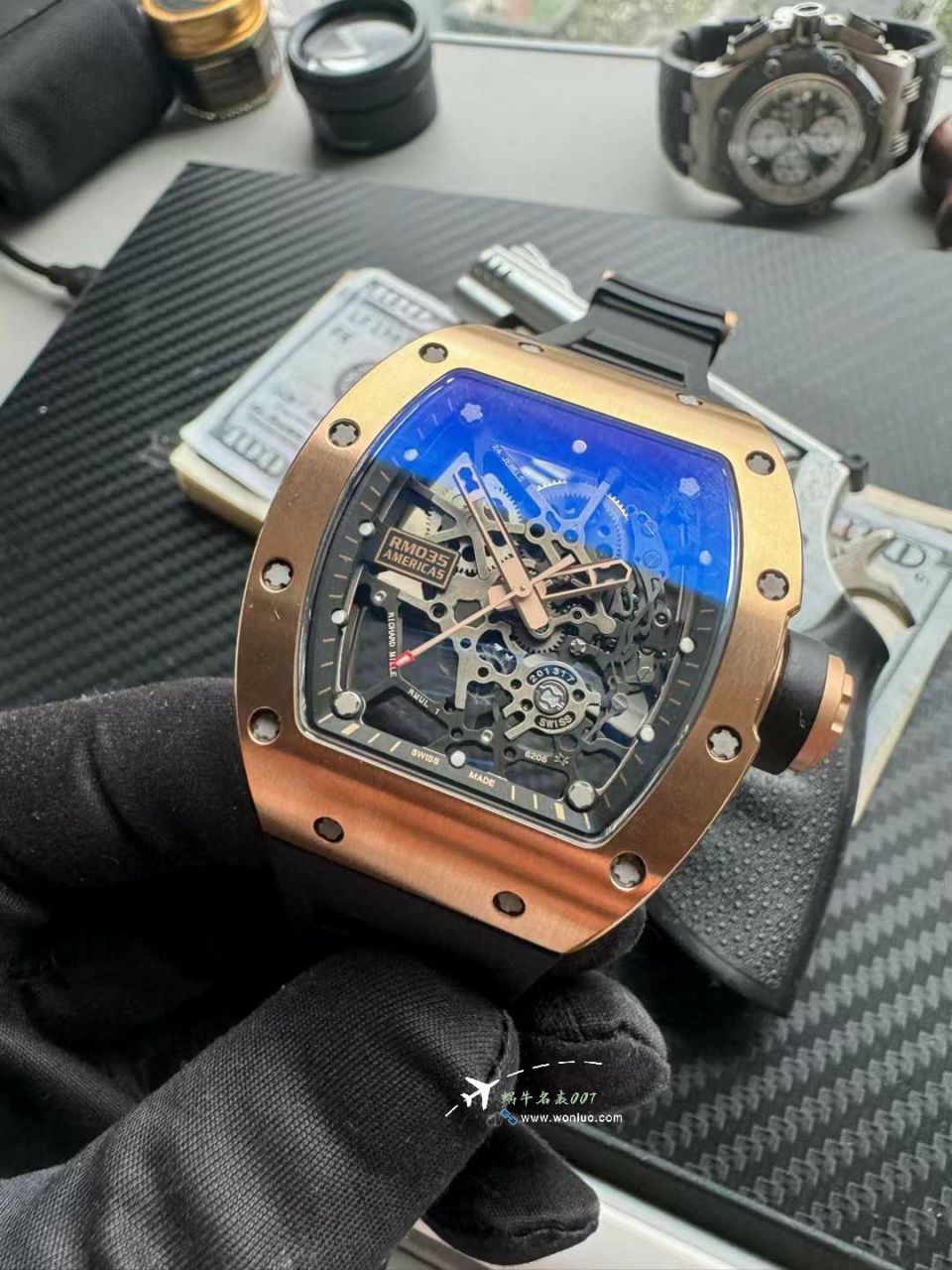 Sonic理查德米勒RICHARD MILLE  RM035大金牛 Americas美国限量版一比一高仿手表 / sonicrm035A