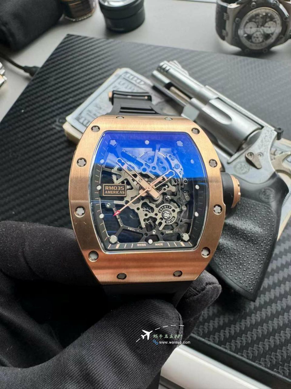 Sonic理查德米勒RICHARD MILLE  RM035大金牛 Americas美国限量版一比一高仿手表 / sonicrm035A