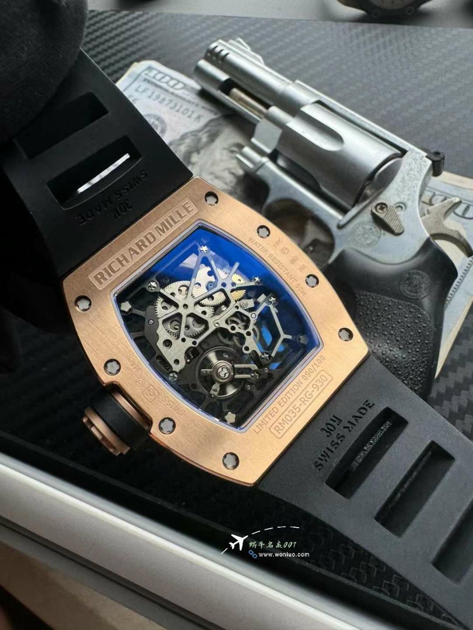 Sonic理查德米勒RICHARD MILLE  RM035大金牛 Americas美国限量版一比一高仿手表 / sonicrm035A