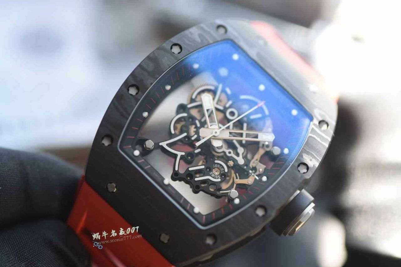 视频评测APS理查米尔Richard mille 最好高仿RM055手表 / APSRM055B