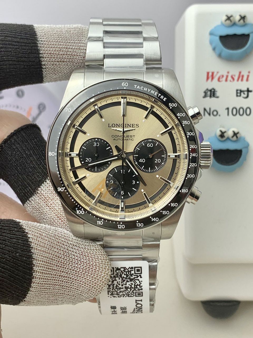 AF浪琴康卡斯系列L3.835.4.32.6腕表 /  