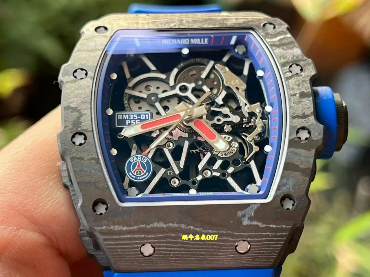 ZF Richard Mille顶级复刻手表 理查德米勒RM35-01 PSG 巴黎圣日耳曼联名特别款 /  