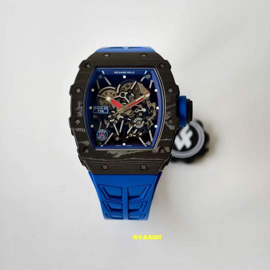 ZF Richard Mille顶级复刻手表 理查德米勒RM35-01 PSG 巴黎圣日耳曼联名特别款 /  
