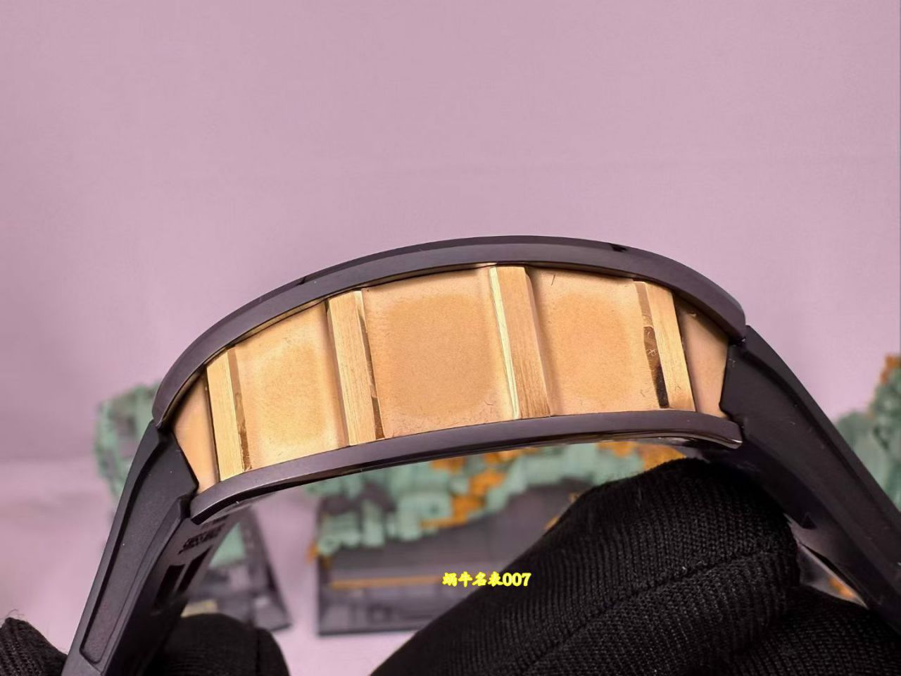 高端定制18k真金Richard Mille理查米尔男士复刻手表RM 47腕表 /  