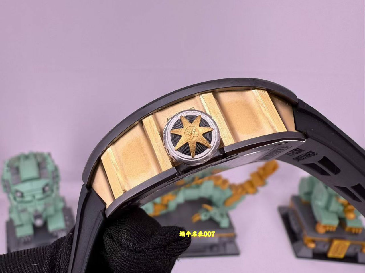 高端定制18k真金Richard Mille理查米尔男士复刻手表RM 47腕表 /  