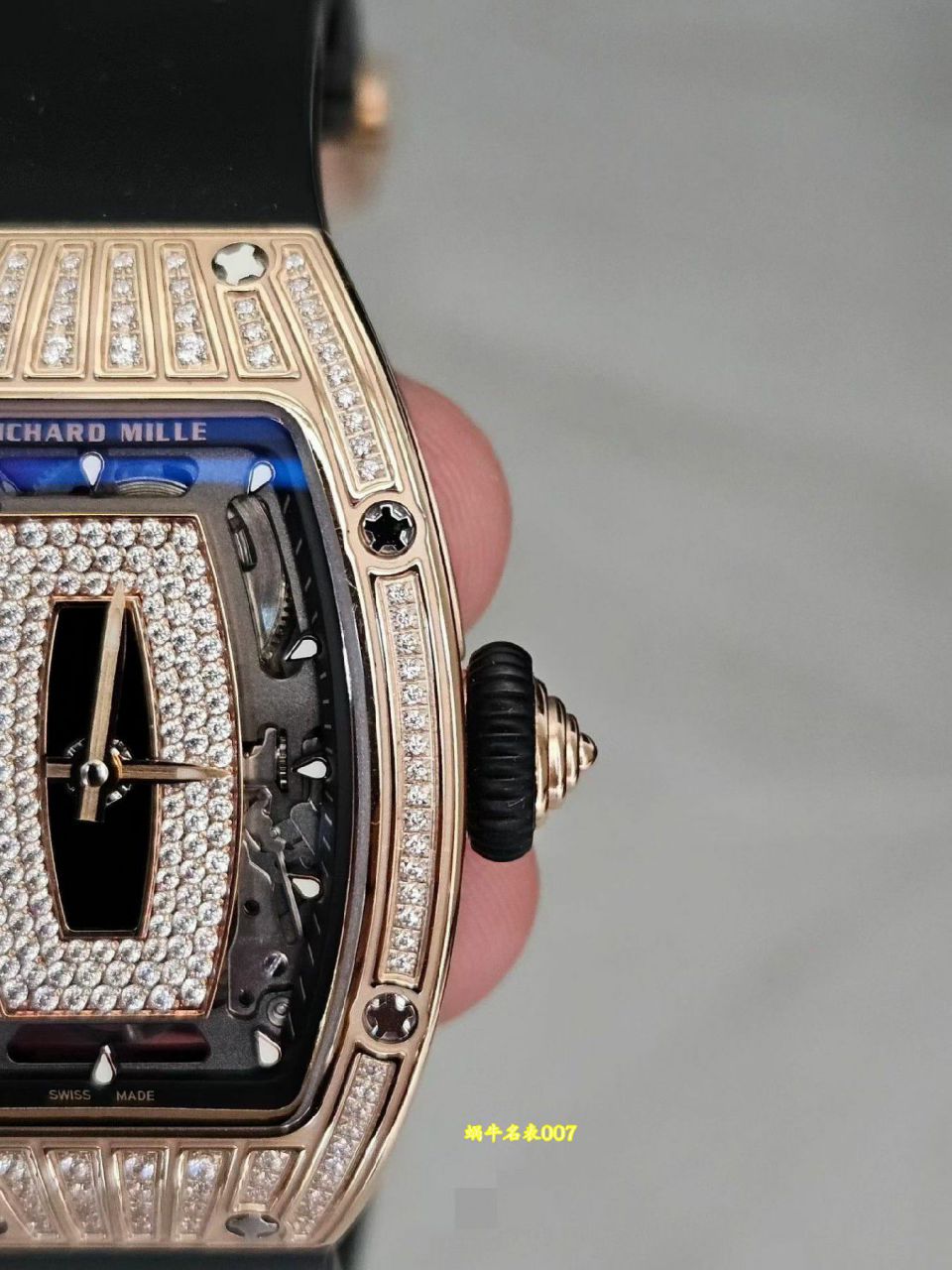 高端定制包金Richard Mille 理查米尔女士超A复刻手表RM07-01 NTPT腕表 /  